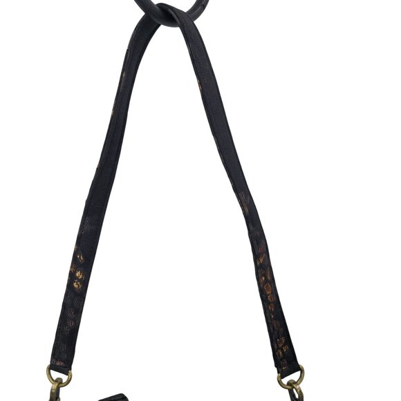 Y2K Sharif Black Faux Snake Wristlet Clutch Bag Baguette Grommet Baddie Biker - Picture 9 of 12